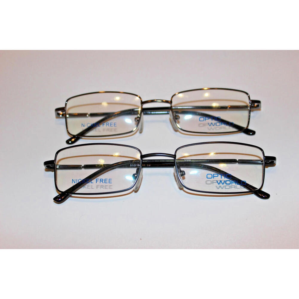 New Optic World 5068 Eyeglass Frames 51-19-138 Color Choice Clear Glass for Rx